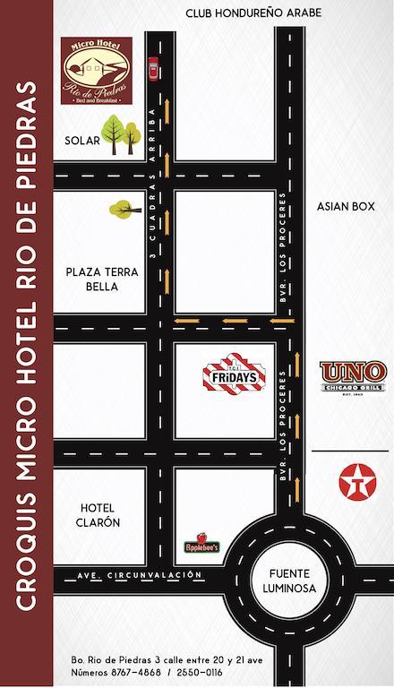 Micro Hotel Rio De Piedras Сан-Педро-Сула Екстер'єр фото